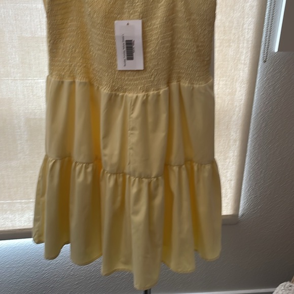 Tazga NWT Sunday Funday Pastel Yellow Spring/Summer Mini Dress - Picture 10 of 17